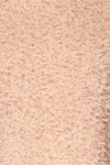 Olbia Pink Fuzzy Knit Sweater | La Petite Garçonne fabric detail