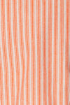Olesno Orange Striped Button-Up Crop Top | La Petite Garçonne 7
