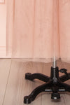 Ombeline Blush Pink Tulle Midi Bustier Dress | Boutique 1861 bottom close-up