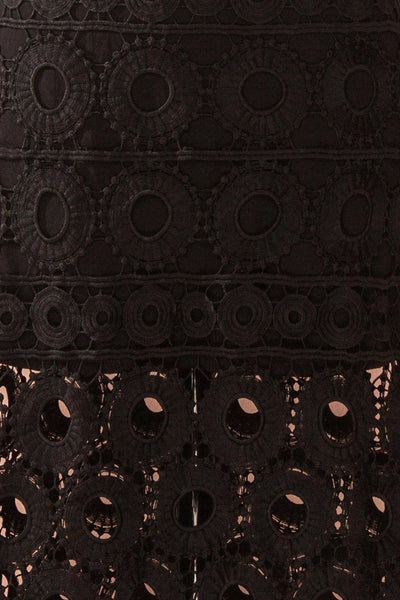 Opérina - Black lace maxi skirt 8
