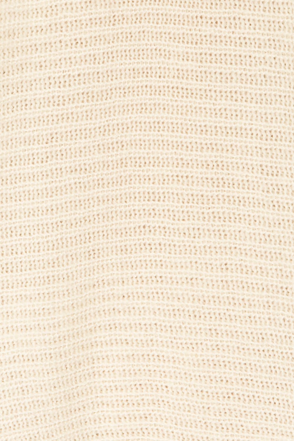 Oradea White Knit Sweater | Tricot | La Petite Garçonne fabric detail 