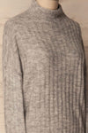 Ormos Grey Ribbed Knit Sweater | La Petite Garçonne 4