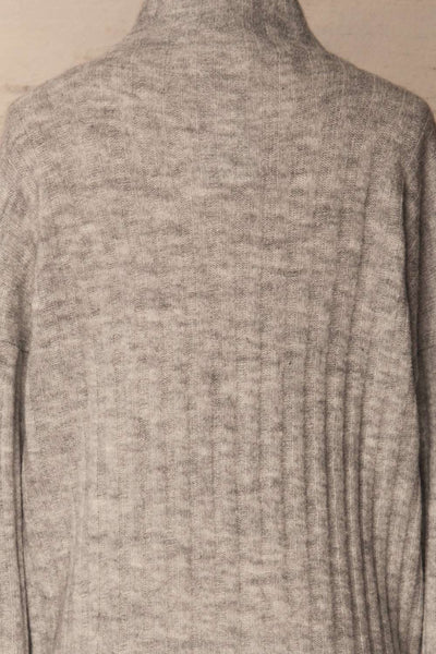 Ormos Grey Ribbed Knit Sweater | La Petite Garçonne 6