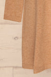 Orphne Camel Sweater Dress | Robe Beige | La Petite Garçonne bottom close-up
