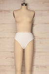 Orsenigo White High Waisted Bikini Bottom | La Petite Garçonne 1
