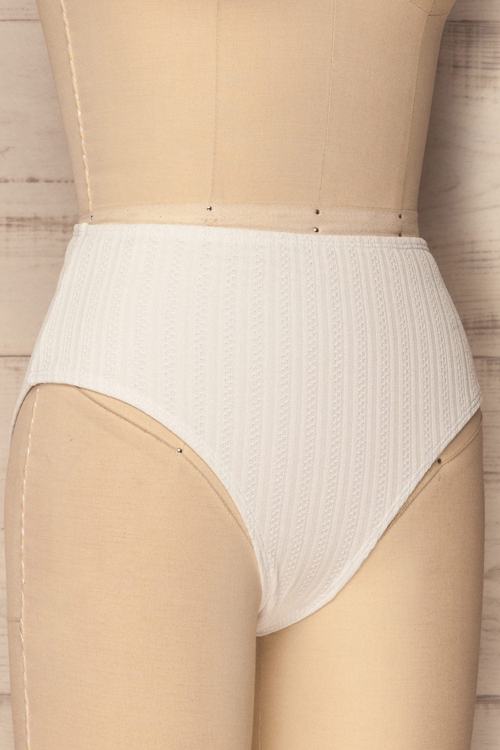Orsenigo White High Waisted Bikini Bottom | La Petite Garçonne 5