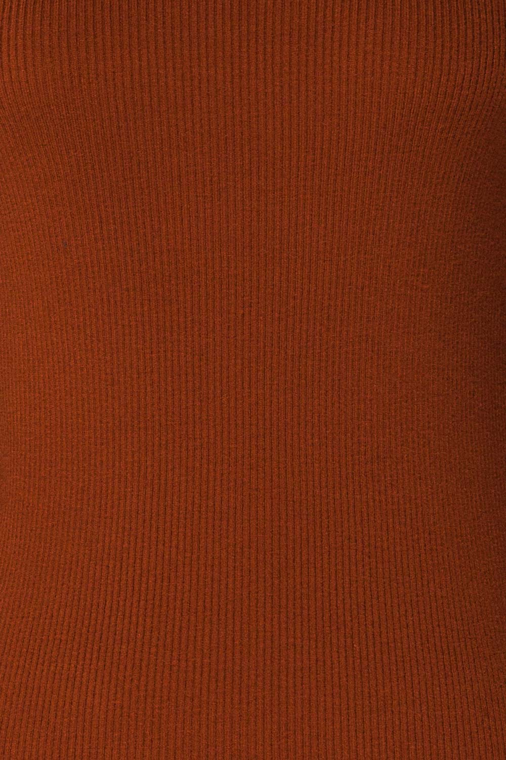 Orubica Rust Orange Ribbed Knit Sweater | La Petite Garçonne 8