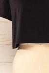 Ovca Black Cropped T-Shirt | La petite garçonne bottom