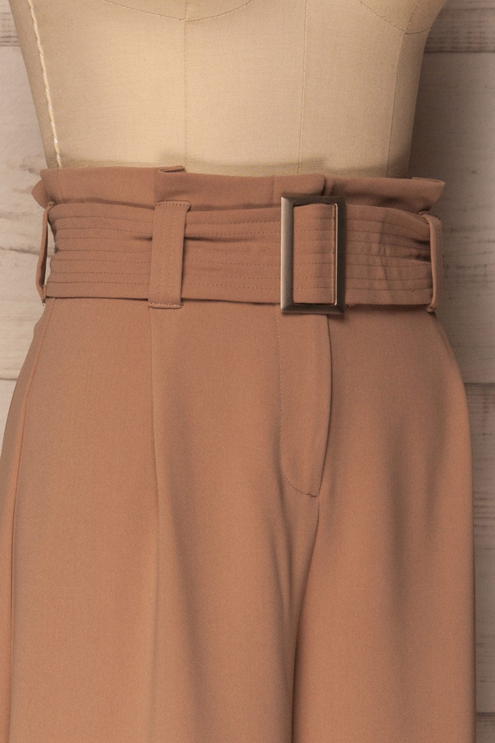 Padiglione Taupe Wide Leg Cropped Pants | La Petite Garçonne