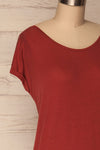 Pagan Coral Classic Loose Red T-Shirt | La Petite Garçonne 4