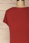 Pagan Coral Classic Loose Red T-Shirt | La Petite Garçonne 6