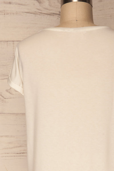 Pagan Diamond Classic Loose White T-Shirt | La Petite Garçonne 6
