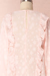 Paget Candy Pink Chiffon & Lace Ruffled Blouse | Boutique 1861 6