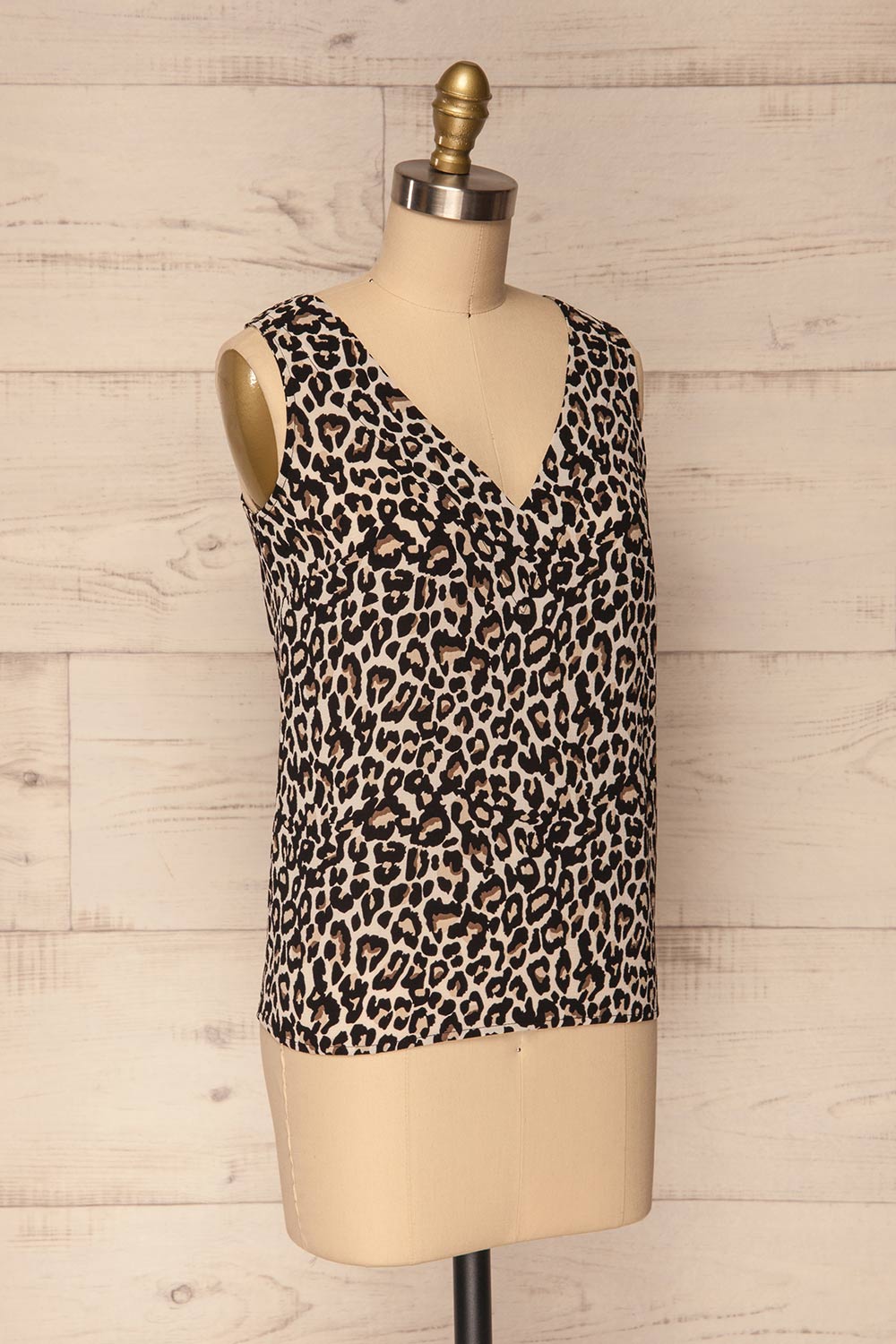 Paignton Leopard Print V-Neck Camisole | La Petite Garçonne 3