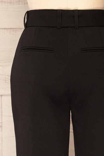 Palizzolo High-Waisted Pants with Belt | La petite garçonne bak close-up