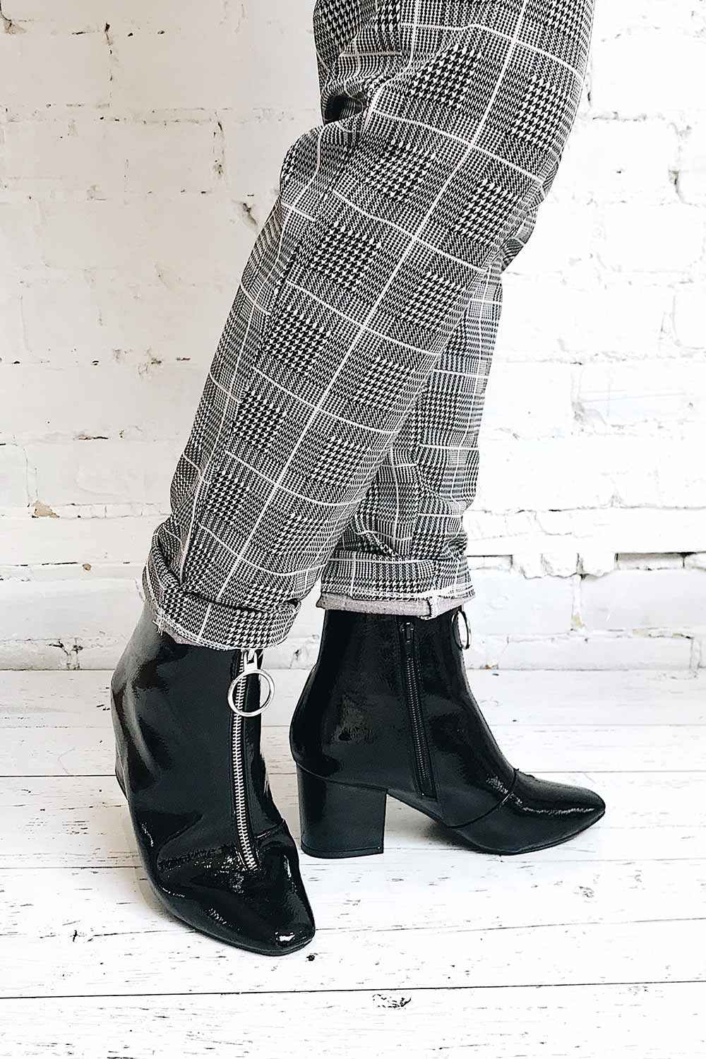 Tyr Black | Heeled Boots