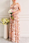 Parnassia Floral Maxi Dress | Boutique 1861 on model