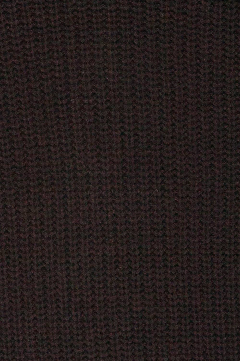 Patras Black V-Neck Knitted Sweater | La petite garçonne fabric 