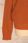 Patras Clay V-Neck Knitted Sweater | La petite garçonne bottom