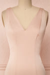 Pauahi Beige Pink & Black Mermaid Gown | Boutique 1861 6