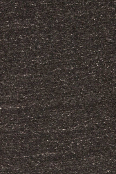 Pecani Grey Long Sleeved Top | Chandail | La Petite Garçonne fabric detail