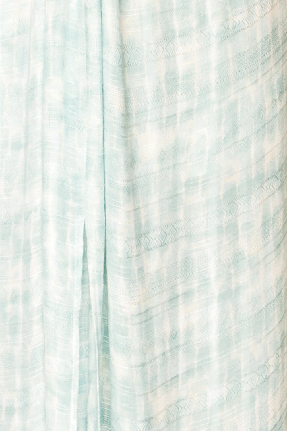 Pecs Blue Tie Dye Maxi Dress With Slit | La petite garçonne fabric