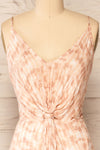 Pecs Peach | Tie-Dye Knotted Maxi Dress w/ Slit