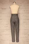 Perugia Grey High-Waisted Tailored Pants | La petite garçonne back view
