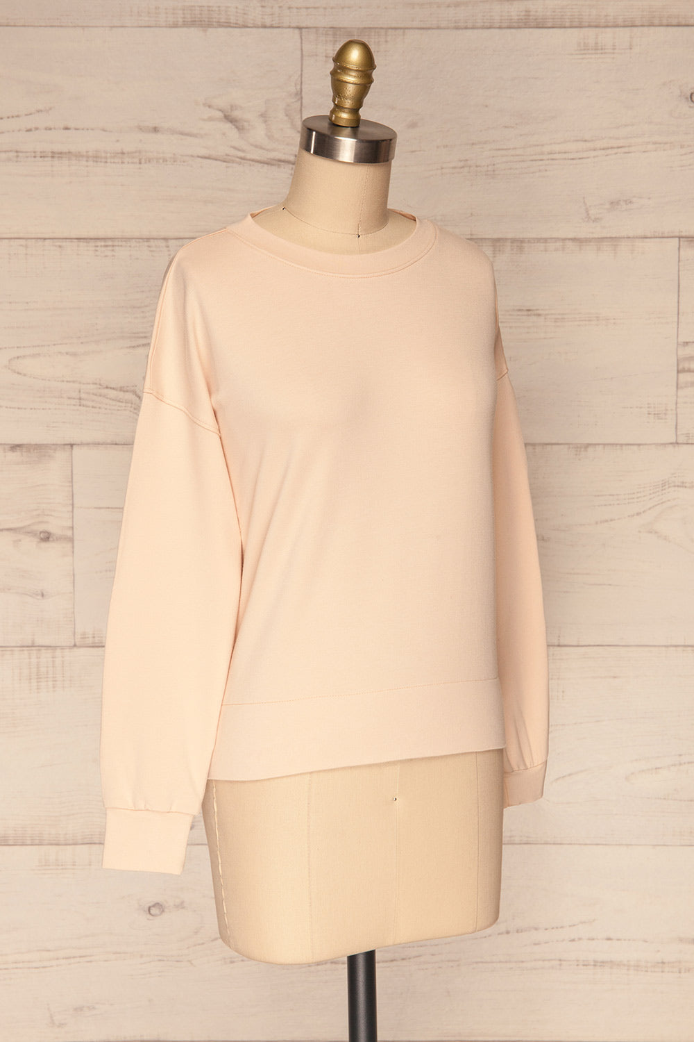 Piakoti Sand Beige Long Sleeved Top | La Petite Garçonne