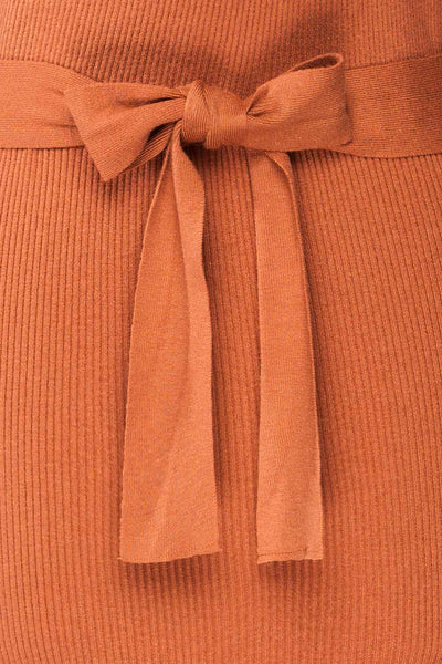 Pirot Pink Long Sleeve Wrap Midi Dress | La petite garçonne fabric