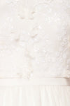 Plaisance Bridal Jumpsuit w/ Removable Tulle Skirt | Boudoir 1861 fabric details