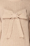 Poeke Jour Cream Knit Sweater with Bow | La Petite Garçonne 8