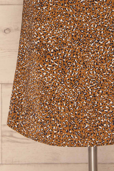 Poitiers Leopard Print Satin Skirt w/ Slit | La petite garçonne bottom