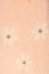 Popoli Pink Floral Fuzzy Sweater | La petite garçonne fabric