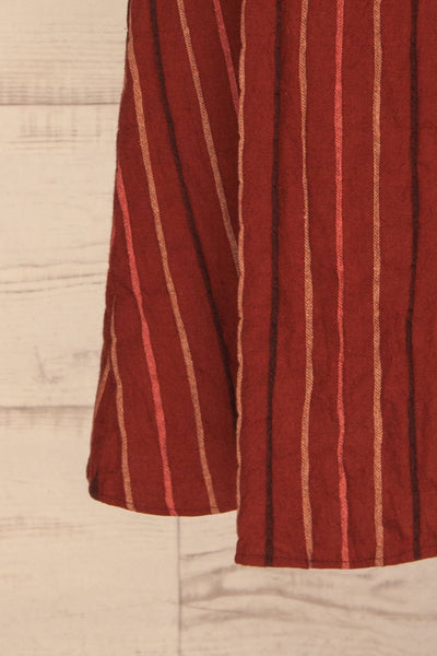 Porrima Striped Dress | Robe Mi-longue | La Petite Garçonne bottom close-up