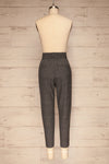 Portalegre Grey Striped Tailored Pants | La petite garçonne back view