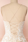 Primrose Beige Embroidered Bridal Dress | Boudoir 1861 back close-up
