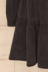 Ptolemaida Black A-Line Long Sleeve Dress | La petite garçonne  bottom