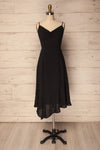 Pyla Nero Black Asymmetrical Flare Dress | La Petite Garçonne
