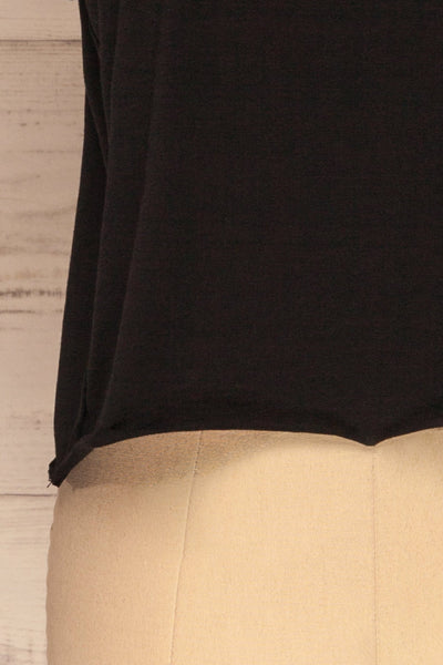 Quarreni Black Crop T-Shirt | La petite garçonne bottom