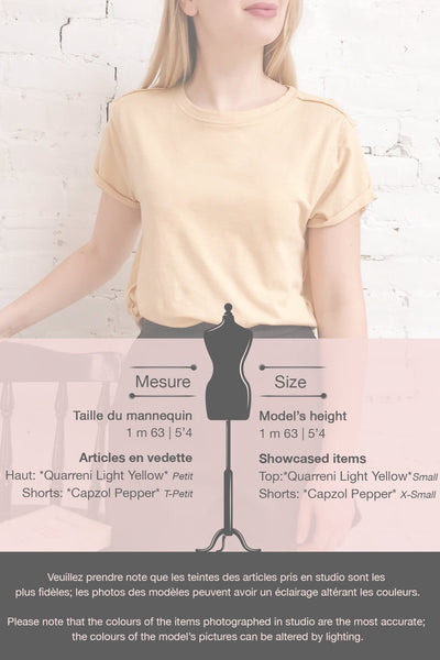 Quarreni Light Yellow Crop T-Shirt | La petite garçonne template