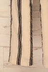 Quarti Beige & Black Striped Straight Leg Pants | La Petite Garçonne 7