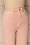 Quarzina Blush Pink High-Waisted Jeans | La Petite Garçonne 4