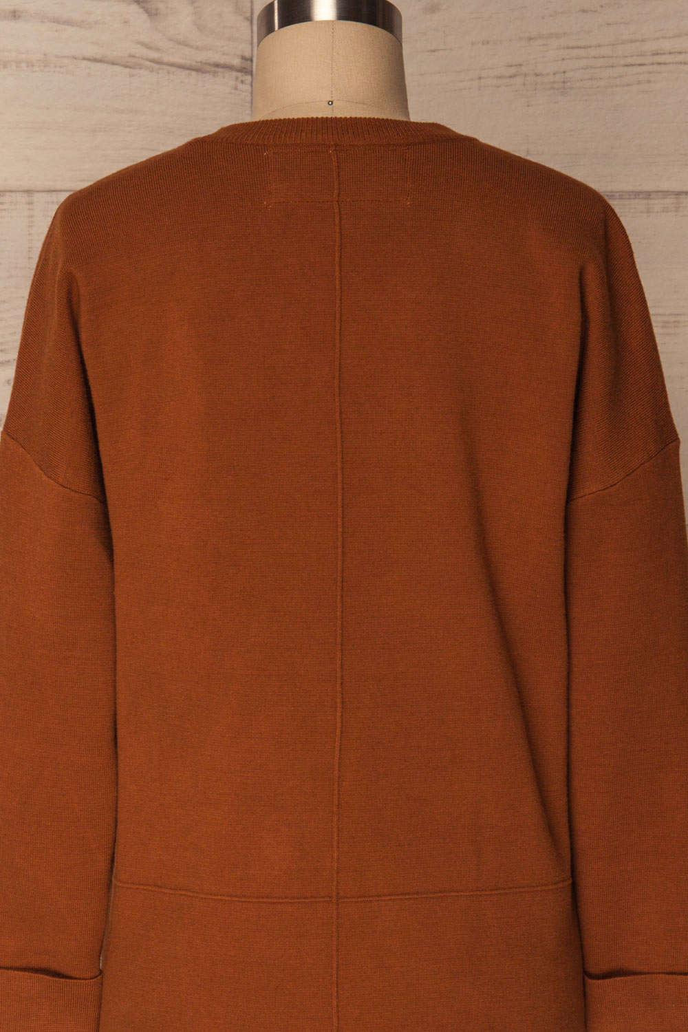 Quiliano Loose Tan Long Sleeved Sweater | La Petite Garçonne 6