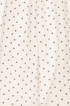Rabka White Polka Dot Short Sleeve Romper | La petite garçonne  fabric