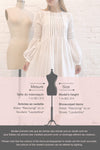 Racconigi White Long Sleeve Bridal Midi Dress | Boudoir 1861 template