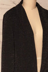 Raciborska Black Sparkly Blazer | La Petite Garçonne side close-up