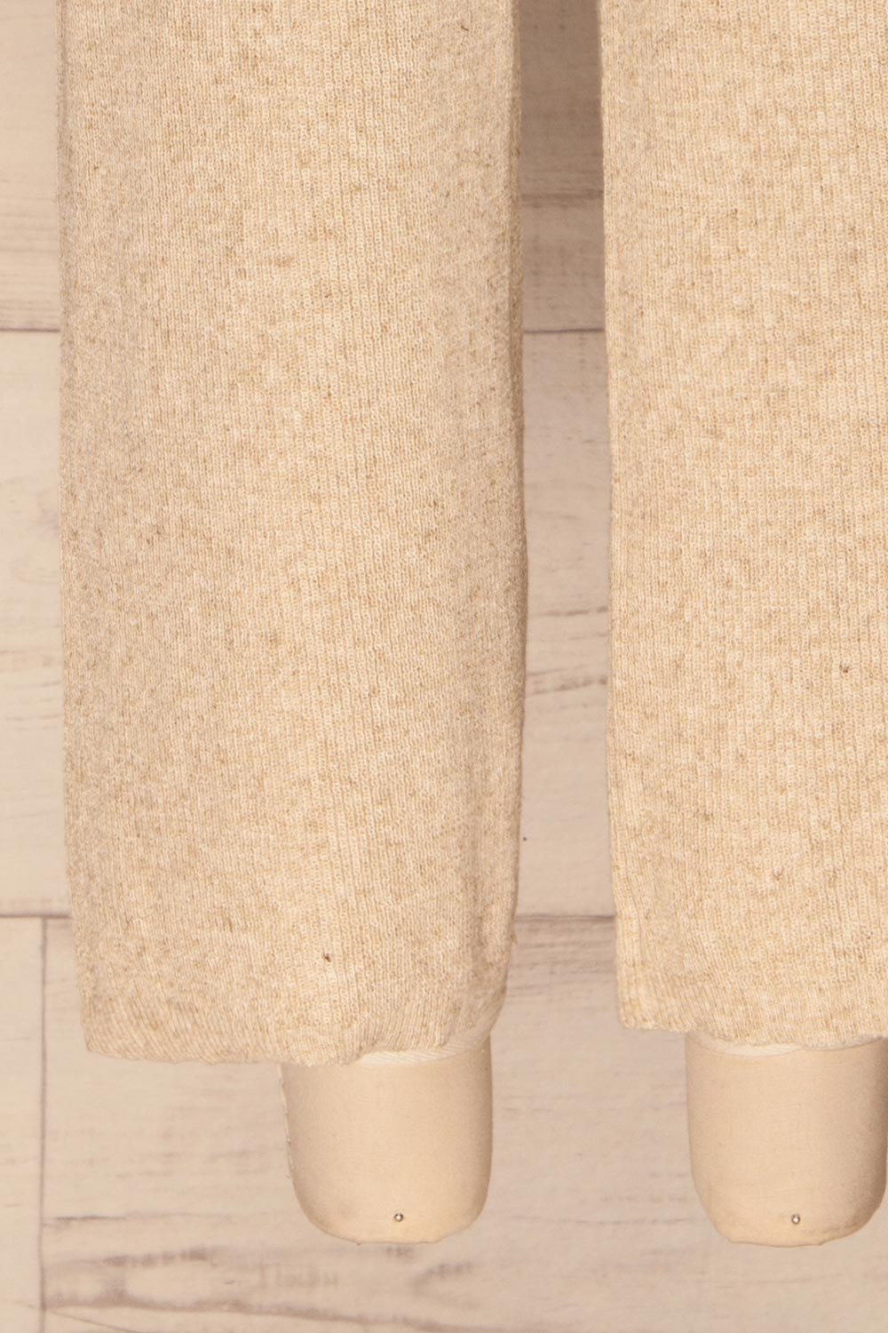 Ragusa Taupe Wide Leg Ribbed Pants | La petite garçonne bottom 