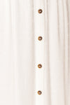 Rajani White Crepe Layered Midi Dress | Boutique 1861 fabric
