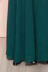 Rakel Green Chiffon & Lace A-Line Gown | Boudoir 1861